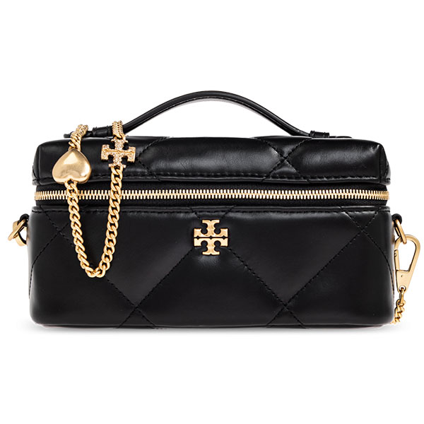 Rakuten - トリーバーチ Tory Burch バッグ レディース バニティバッグ キルティング レザー かばん 鞄 【送料無料】 ブランド トリーバーチ正規品販売店 直営アウトレット店より直輸入