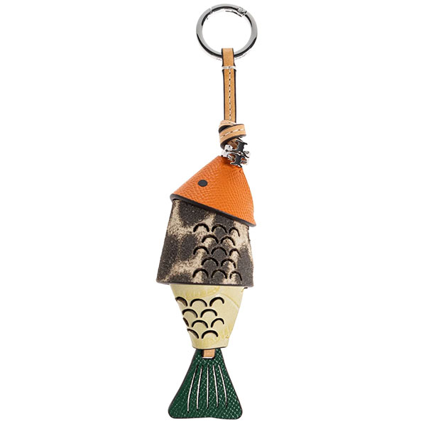 樂天商城 - トリーバーチ Tory Burch キーホルダー レディース バッグチャーム キーリング レザー 魚 フィッシュ 【送料無料】 ブランド トリーバーチ正規品販売店 直営アウトレット店より直輸入