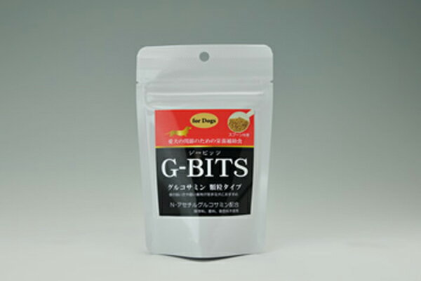 【G-BITS】ジービッツ顆粒タイプ犬用　硬い食事が苦手な犬や歯の弱いシニア犬におススメ♪ (80g)