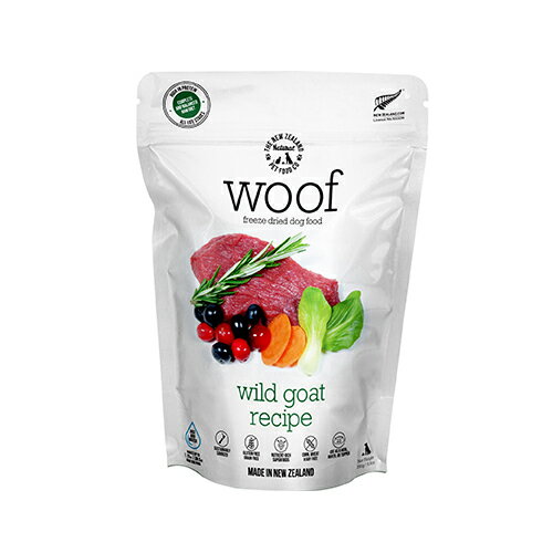 【WOOF】 フリーズドライドッグフード　ワイルドゴート 【280g】穀物不使用 グルテンフリー 安心 安全 ..