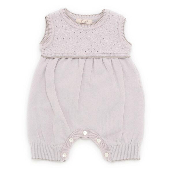 cofucu コフク オーガニックコットン スモッキングロンパース | 日本製 ベビー服 出産祝い 出産 ギフト オーガニック コットン 男の子 女の子