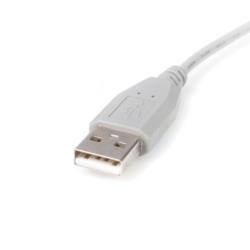 StarTech.com USBケーブル/A - Mini-B/3m/USB 2.0/480Mbps/オス・オス/GY(USB2HABM10) 取り寄せ商品