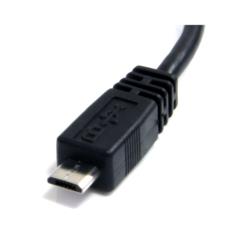StarTech.com USBケーブル/A - Micro-B/15cm/USB 2.0/480Mbps/オス・オス/BK(UUSBHAUB6IN) 目安在庫=△
