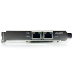 StarTech.com LAN������/PCI Express/x1/2x RJ45/10/100/1000 Mbps/PoE(ST2000PEXPSE) �ܰº߸�=��