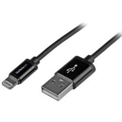 コンプモト 楽天市場店のStarTech.com Lightningケーブル/USB-A/1m/480Mbps/Apple MFi認証/ブラック(USBLT1MB) 目安在庫=△｜アングル2
