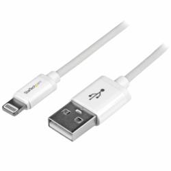 コンプモト 楽天市場店のStarTech.com Lightningケーブル/USB-A/1m/480Mbps/Apple MFi認証/ホワイト(USBLT1MW) 目安在庫=△｜アングル2