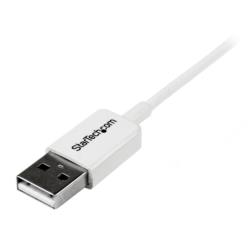 コンプモト 楽天市場店のStarTech.com USBケーブル/A - Micro-B/1m/USB 2.0/480Mbps/オス・オス/WT(USBPAUB1MW) 目安在庫=○｜アングル2
