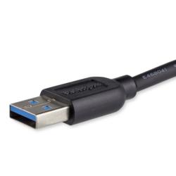コンプモト 楽天市場店のStarTech.com USBケーブル/A - Micro-B/15cm/USB 3.0/5Gbps/オス・オス/BK(USB3AUB15CMS) 目安在庫=△｜アングル2