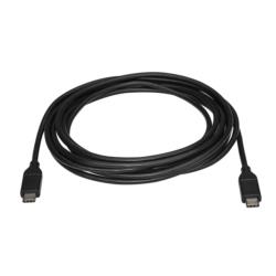 StarTech.com USBケーブル/C-C/3m/USB 2.0/480Mbps/60W/オス・オス/BK(USB2CC3M) 目安在庫=△