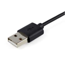StarTech.com USBケーブル/A-C/1m/USB 2.0/480Mbps/片側L型/オス・オス/BK(USB2AC1MR) 目安在庫=○