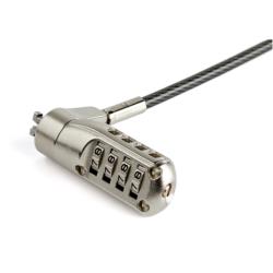 StarTech．com ノートPC用ロック／スチールワイヤー／2m／4桁ダイヤル錠／Nano(LTL...