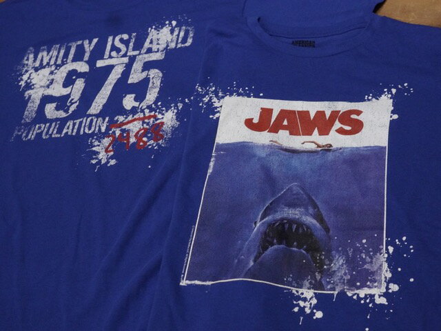 JAWS SHORT SLEEVE T-SHIRTS   / ジョーズ ショートスリーブ プリントTシャツ メンズ 半袖