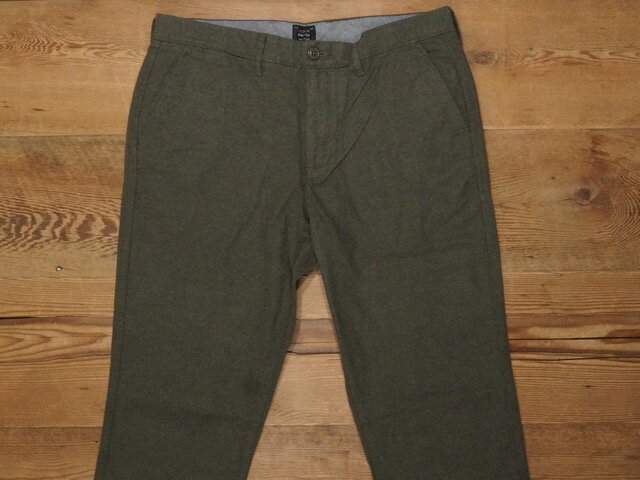 J CREW 770 STRAIGHT-FIT PANT BRUSHED TWILL PANTS / ジェイクルー 770ストレイトフィット パンツ ブラッシュド ツイル パンツ