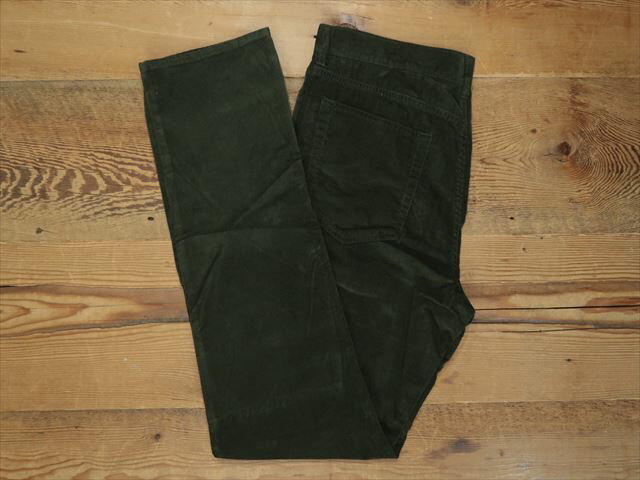 J CREW STRAIGHT-FIT FLEX CORD PANTS [DARK MOSS] / ジェイクルー ストレイト フィット リラックス コーディロイ パンツ