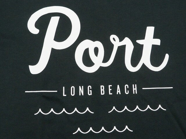 PORT LONG BEACH LOGO T-SHIRTS [GREEN] / ポート ロング ビーチ ロゴ Tシャツ メンズ 半袖