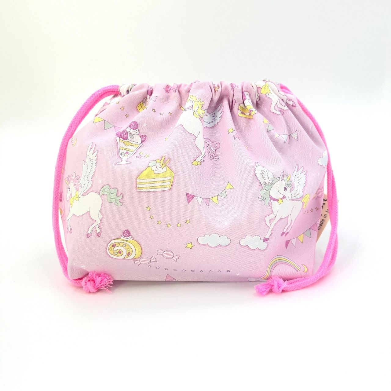 お弁当袋 巾着 ユニコーン パープル 子供 女...の紹介画像2