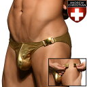 j YXCEFA Cp p jpc rLj^Cv u[^Cv Cpc Cp j r[`EFAY  pc X|[eBX^C Andrew Christian Ah[NX`UNLEASHED Golden Buckle Bikini(7982)[M 1/3]