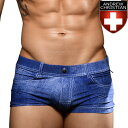 Yj Cp uh V[g gNX^Cv j Andrew Christian Ah[NX` XCV[c Denim Trunk(7997)