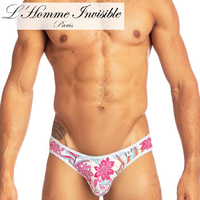 L'HOMME INVISIBLE ブリーフ メンズブリーフ メッシュ シースルー メンズローライズブリーフ ブリーフパンツ メンズ下着 メンズビキニ ロームアンヴィジーブル L'Homme Invisible Technicolor Dreams ビキニブリーフ(my44-tec-t07)[M便 1/3]