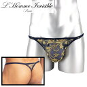 L'HOMME INVISIBLE 男性下着 Tバック 男性用Tバック 男性Gストリング G-string メンズTバック ロームアンヴィジーブル L'Homme Invisible OPPULENCE ASSUMÉE Tバック(my83-opp-048)[M便 1/3]