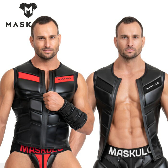 Y m[X[u xXg U[ tFCNU[ o[ GOGOߑ p[eB Maskulo }XN ARMORED ZIPPERED VEST(ma-tp200)