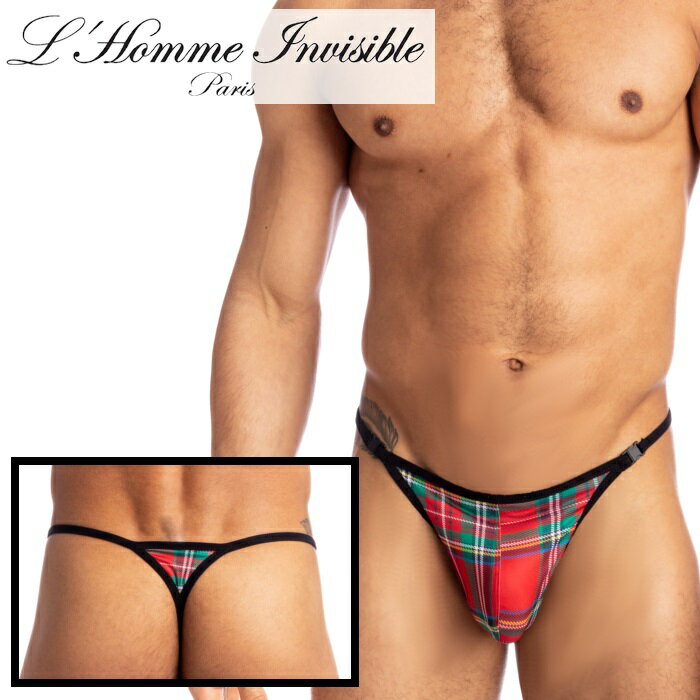 男性下着 Tバック 男性用Tバック 男性Gストリング G-string メンズTバック ロームアンヴィジーブル L'Homme Invisible Scott Tバック(my21x-eco-ec4)[M便 1/3]