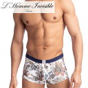 L'HOMME INVISIBLE ボクサーパンツ メンズ ローライズボクサー パンツ メンズインナー メンズ下着 ボクサーバンツ ブランド L'Homme Invisible ロームアンヴィジーブル Kakemono ボクサー (my39-kak-002)[M便 1/3]