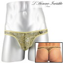 L'HOMME INVISIBLE 男性下着 Tバック 男性用Tバック 男性Gストリング G-string メンズTバック ロームアンヴィジーブル L'Homme Invisible Halcyonique Tバック (uw07-hal-or1)[M便 1/3]