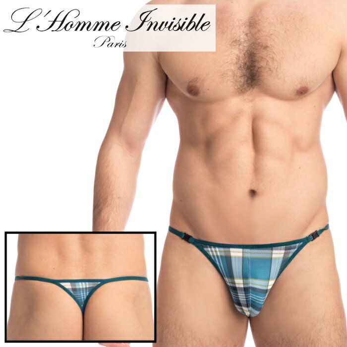 L'HOMME INVISIBLE 男性下着 Tバック 男性用Tバック 男性Gストリング G-string メンズTバック ロームアンヴィジーブル L'Homme Invisible Fraser Tバック(uw21x-fra-ec6)[M便 1/3]