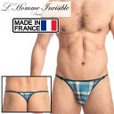 男性下着 Tバック 男性用Tバック 男性Gストリング G-string メンズTバック ロームアンヴィジーブル L'Homme Invisible Fraser Tバック(uw21x-fra-ec6)