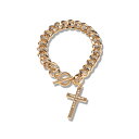 yANIMALIA 2021H~VzAN21A-AC01 CROSS KIHEI Bracelet : WIDE (Menfs SIZE) uXbg@COLOR:GOLD / SILVER