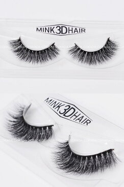 MINK 3D EYE LASH - A06【メール便送料無料】【 つけまつげ 付けまつげ 付けまつ毛 つけま アイラッシュ ミンク リアルファー ミンク3D MINK3D アイメイク 二重まぶた パッチリ二重 美容 コスメ まつげエクステ マツエク 上まつげ くっきり二重 キャバ嬢 】