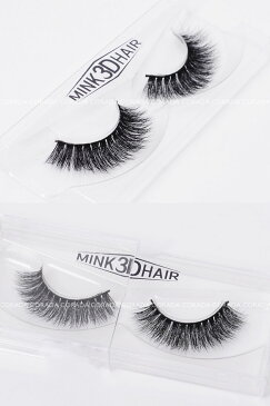 MINK 3D EYE LASH - A06【メール便送料無料】【 つけまつげ 付けまつげ 付けまつ毛 つけま アイラッシュ ミンク リアルファー ミンク3D MINK3D アイメイク 二重まぶた パッチリ二重 美容 コスメ まつげエクステ マツエク 上まつげ くっきり二重 キャバ嬢 】