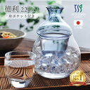 冷酒カラフェ 氷ポケット付 220ml 東洋佐々木ガラス（65222DV）日本酒 酒器 徳利 ガラス おしゃれ ハンドメイド ギフト プレゼント 和食器