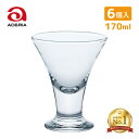 【お得なクーポン配布中!】デザートカップ ミニパフェグラス 6個入 170ml H・AXポーズ アデリア 石塚硝子(B-6722)日本製 口部強化 アイスクリー...