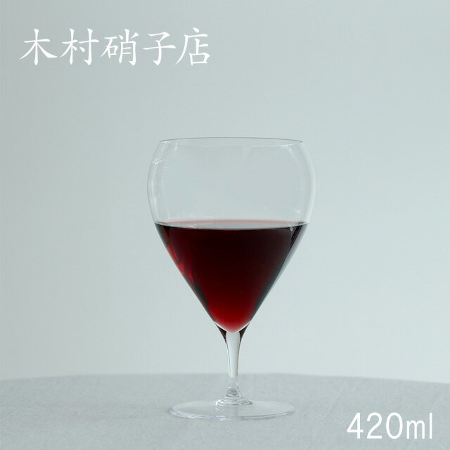 ポイント10倍 木村硝子店 ワイングラス バンビ 14oz 420ml（6432）シャンパングラス