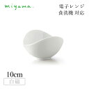 片口ボール 10cm 10枚セット 蔡 sai 白磁 深山陶器 miyama(06-046-101)おしゃれ 美濃焼 白い食器 電子レンジ可 食洗機可