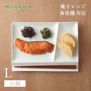 食器皿 L 4枚セット イゾラ パレットプレート isola palette plate 白磁 深山陶器 miyama（59-007-101）おしゃれ 美濃焼 白い食器 電子レンジ可 食洗機可