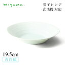 リーフボウル 19.5cm 4枚セット 蒼 sooo 青白磁 川昌製陶所 深山陶器 miyama(KSO102LB)おしゃれ 美濃焼 水色 電子レンジ可 食洗機...