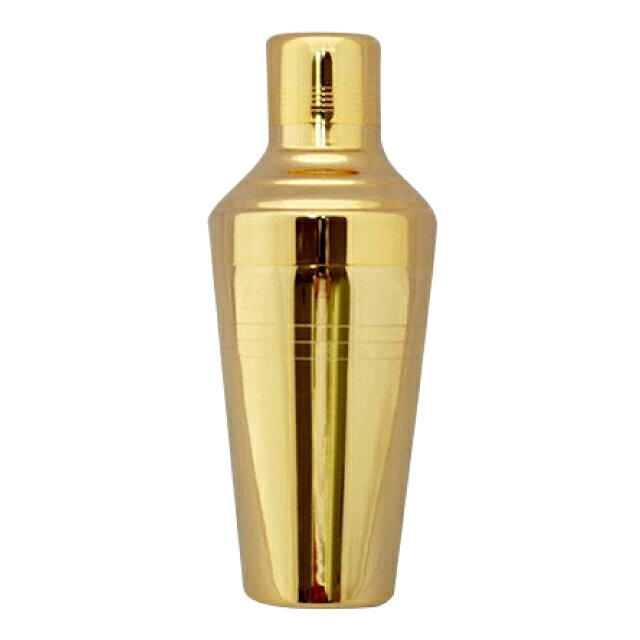 ユキワ UK バロン カクテルシェーカー A 510ml 金メッキ（G-BARONSHAKER-A）YUKIWA バー用品 ギフト