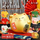 風水置物 招き猫 選べる7種(Y・R・WH・GR・PK・BK・G)日本製 開運 縁起物 縁起 幸運 雑貨 小物 置物 ねこ お土産 猫グッズ かわいい 金運 仕...