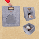 【送料無料】多機能 手提げ 猫ハウス 猫用品 ねこハウス キャットハウス キャットベッド キャットキャリー 猫キャリーバック ペット用キャリーバッグ ペットキャ...