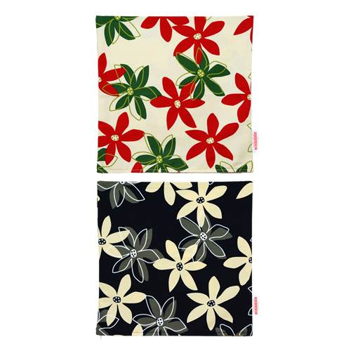 クッションカバー 40×40cm 40 × 40 cm サイズ ファスナー式 マリー 綿100% ぶつぬいロック仕上げ クッション カバー [2]