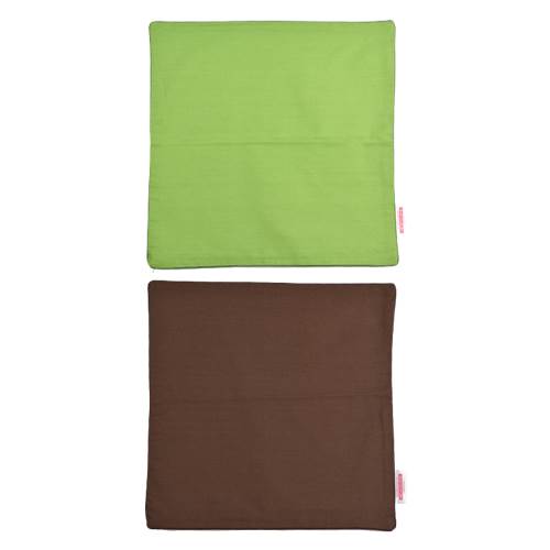 クッションカバー 43×43cm 43 × 43 cm サイズ ファスナー式 無地 オックス 綿100% パイピングロック仕上げ クッション カバー [3]