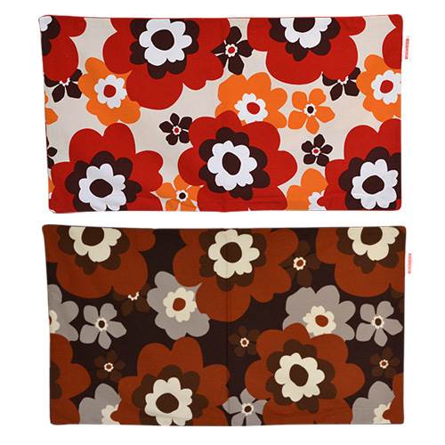 枕カバー 枕 まくら カバー 43×80cm 43 × 80 cm サイズ ファスナー式 フフラ 綿100％ パイピングロック仕上げ まくらカバー 3