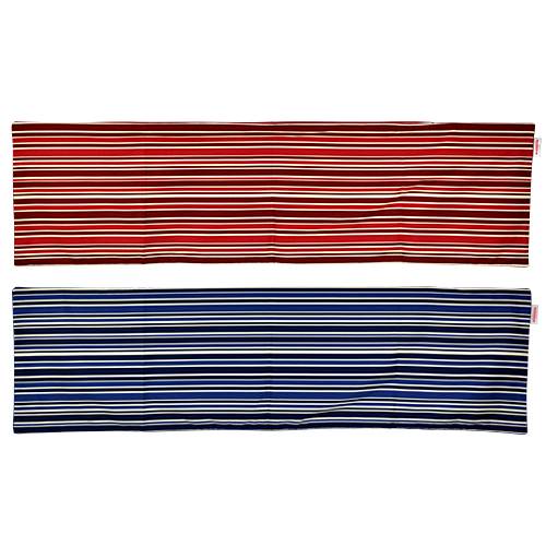 枕カバー 枕 まくら カバー 43×160cm 43 × 160 cm サイズ ファスナー式 トリノストライプ 綿100% パイピングロック仕上げ まくらカバー [3]