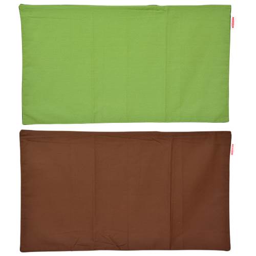 枕カバー 枕 まくら カバー 50×90cm 50 × 90 cm サイズ ファスナー式 無地 オックス 綿100% パイピングロック仕上げ まくらカバー [3]