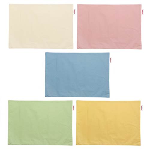 枕カバー 枕 まくら カバー 35×50cm 35 × 50 cm サイズ ファスナー式 ハーモニー 無地 ぶつぬいロック仕上げ まくらカバー [3]