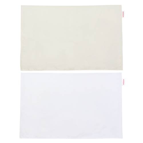 枕カバー 枕 まくら カバー 50×80cm 50 × 80 cm サイズ ファスナー式 無地 T/C 186本 ステッチ仕上げ まくらカバー [3]