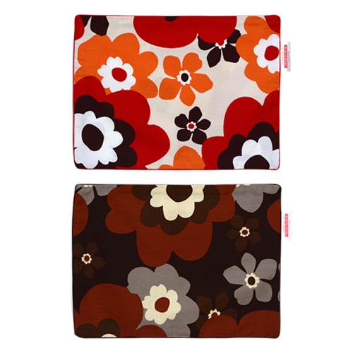 枕カバー 枕 まくら カバー 29×39cm 29 × 39 cm サイズ ファスナー式 フフラ 綿100% パイピングロック仕上げ まくらカバー [3]